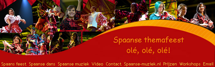 spaans thema feest logo