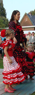 spanje thema feest danseres kinderen